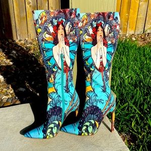 Jeffrey Campbell stiletto boots